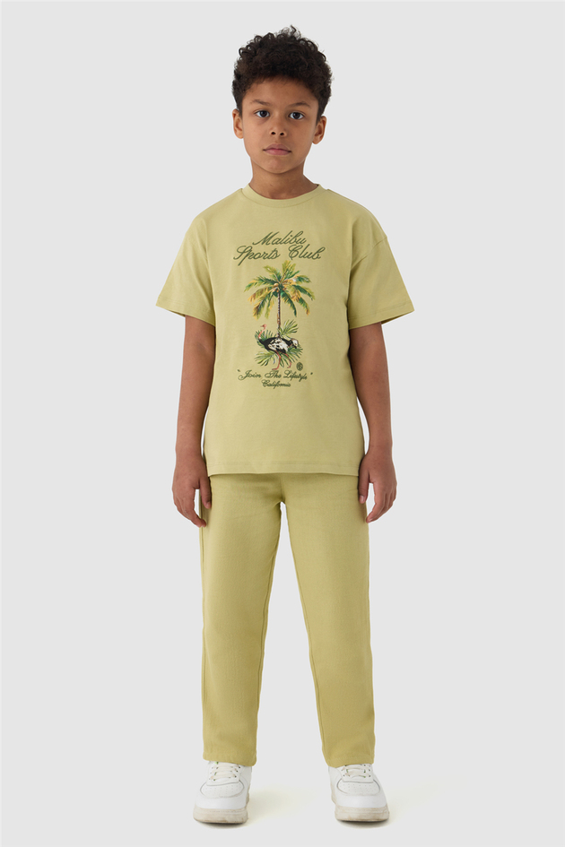 NBT Jeans Erkek Çocuk Yeşil TshirtNBT Jeans Erkek Çocuk Yeşil Tshirt