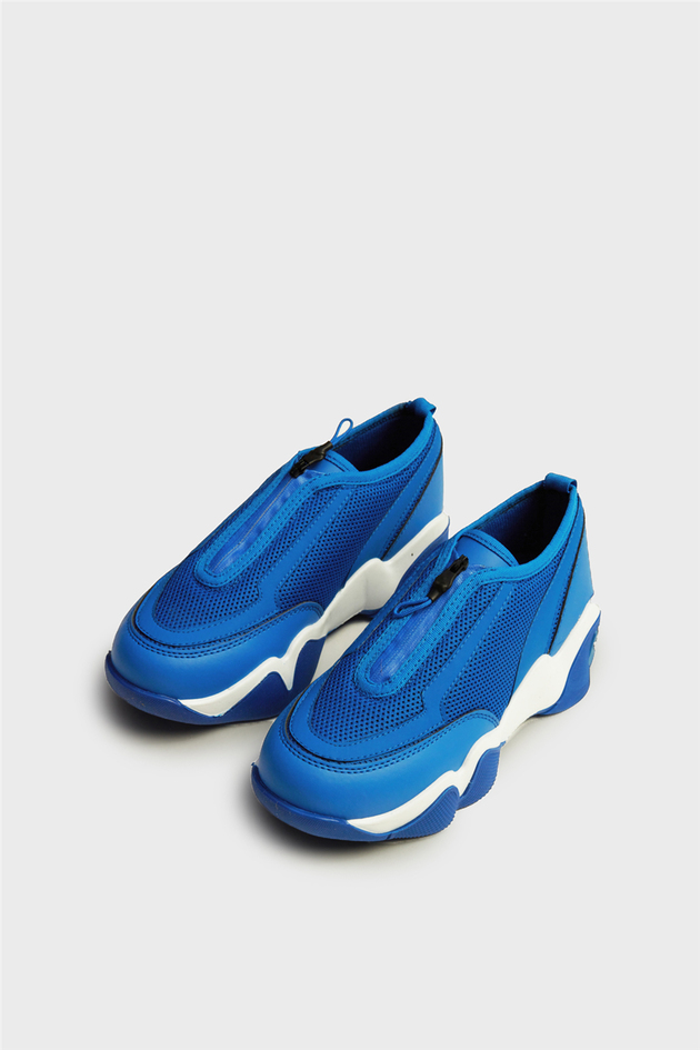 NBT Jeans Boys High Sole Blue Sport ShoesNBT Jeans Boys High Sole Blue Sport Shoes