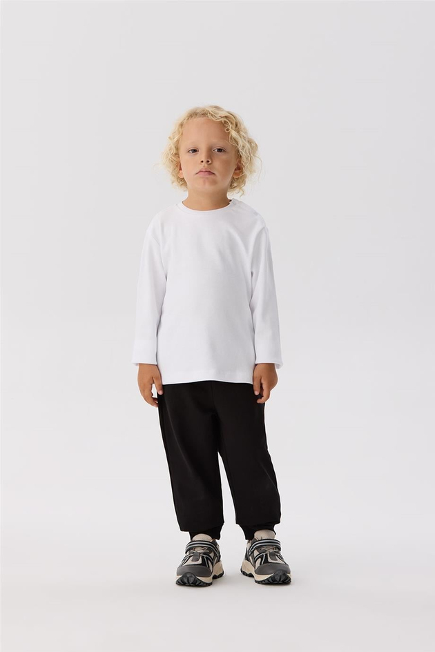 Nebbati Basic Erkek Bebek Beyaz T-Shirt