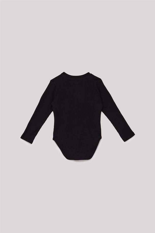 Nebbati Basic Erkek Bebek Siyah Body