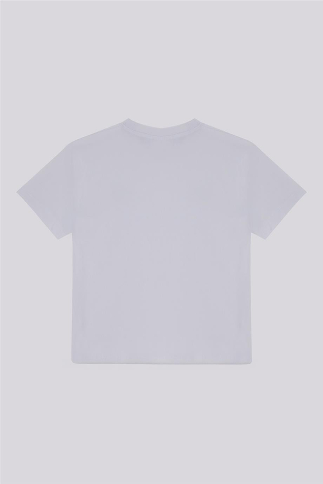 Nebbati Basic Erkek Çocuk Beyaz TshirtNebbati Basic Erkek Çocuk Beyaz Tshirt