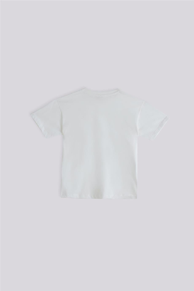 Nebbati Basic Erkek Çocuk Ekru TshirtNebbati Basic Erkek Çocuk Ekru Tshirt