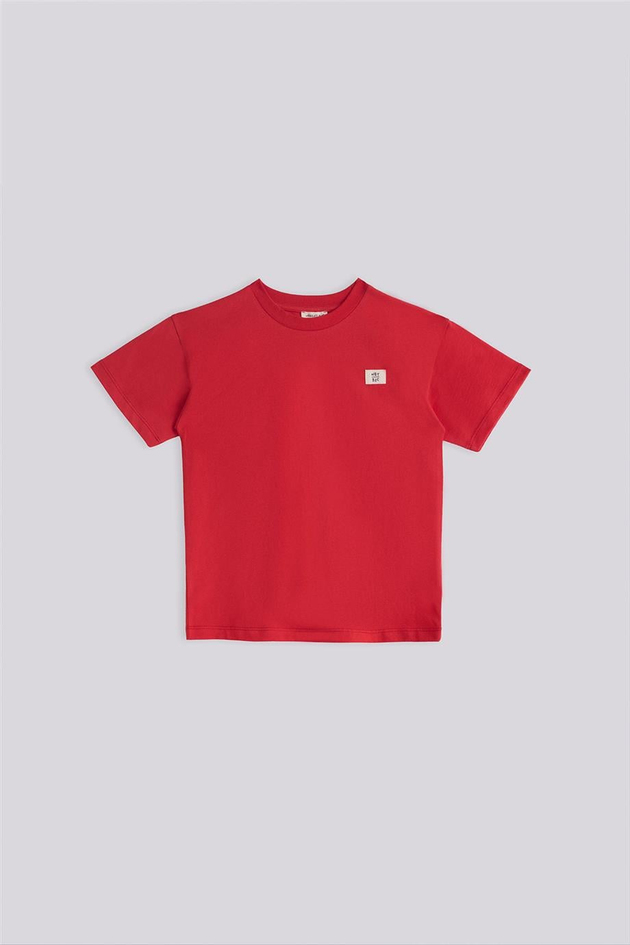 Nebbati Basic Boy Red TshirtNebbati Basic Boy Red Tshirt