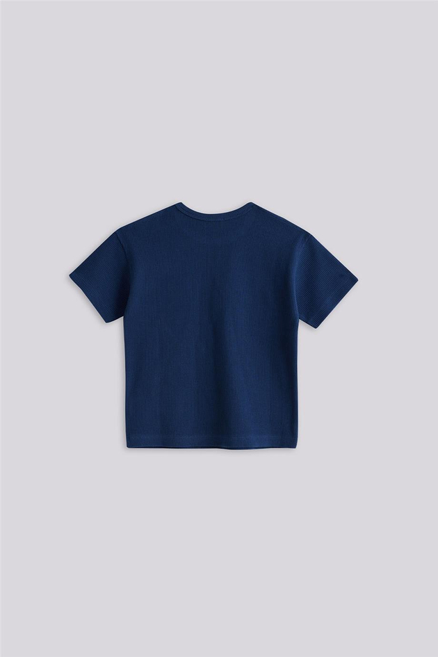 Nebbati Basic Boy Navy Blue Pajama SetNebbati Basic Boy Navy Blue Pajama Set