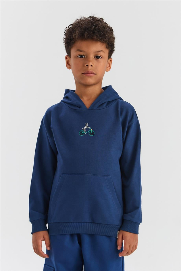 Nebbati Basic Erkek Çocuk Lacivert SweatshirtNebbati Basic Erkek Çocuk Lacivert Sweatshirt