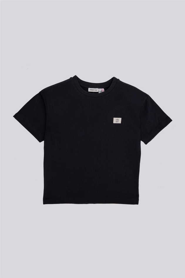 Nebbati Basic Erkek Çocuk Siyah TshirtNebbati Basic Erkek Çocuk Siyah Tshirt