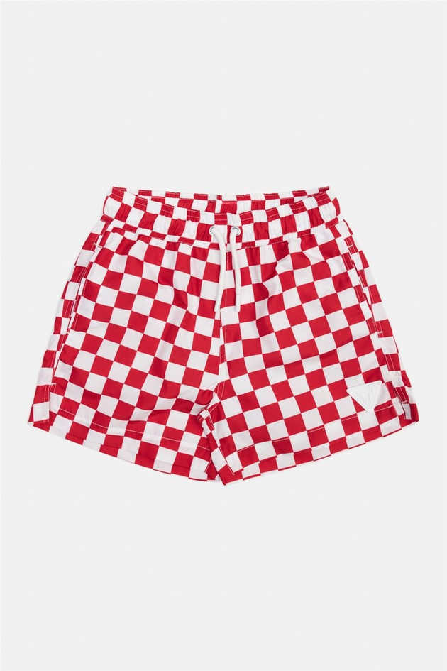 Nebbati Desenli Baba Şort