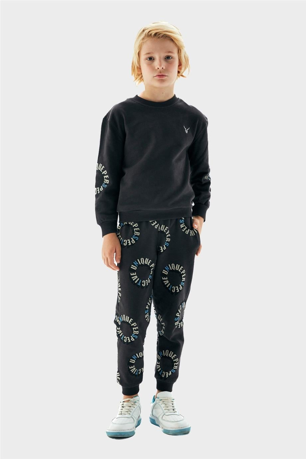 Nebbati Erkek Çocuk Antrasit Sweatshirt