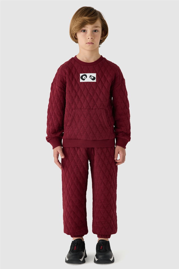 Nebbati Erkek Çocuk Aplikeli Bisiklet Yaka SweatshirtNebbati Erkek Çocuk Aplikeli Bisiklet Yaka Sweatshirt