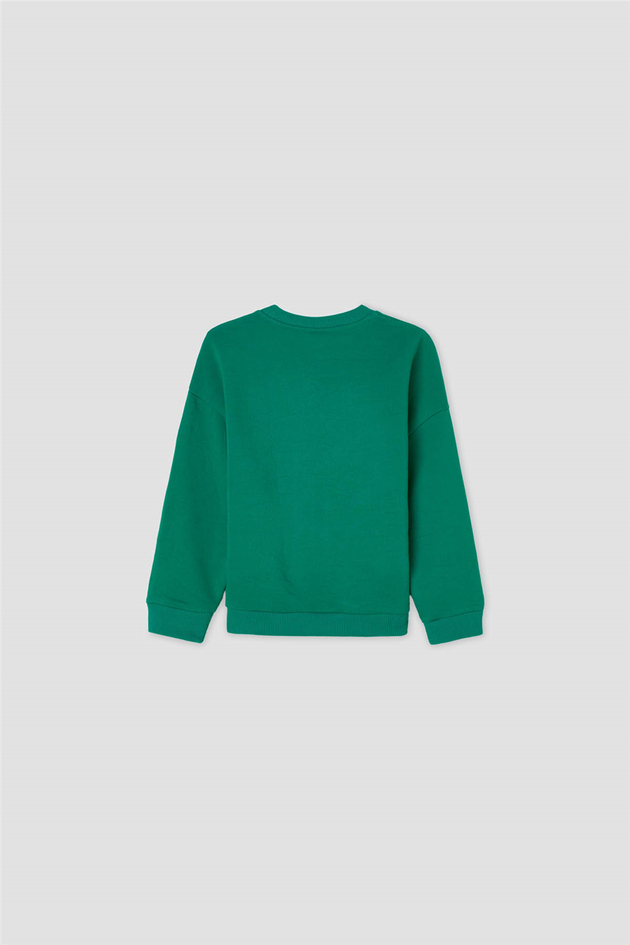 Nebbati Erkek Çocuk Baskılı Bisiklet Yaka SweatshirtNebbati Erkek Çocuk Baskılı Bisiklet Yaka Sweatshirt