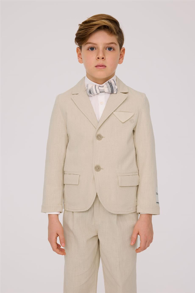 Nebbati Boy Beige JacketNebbati Boy Beige Jacket