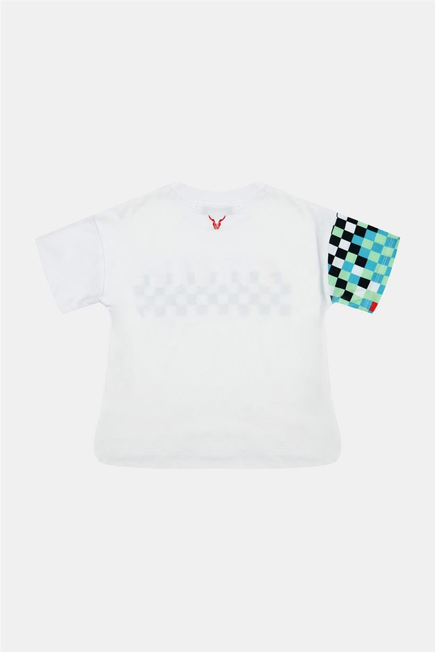 Nebbati Erkek Çocuk Beyaz Tshirt