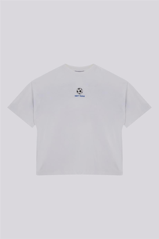 Nebbati Erkek Çocuk Beyaz TshirtNebbati Erkek Çocuk Beyaz Tshirt