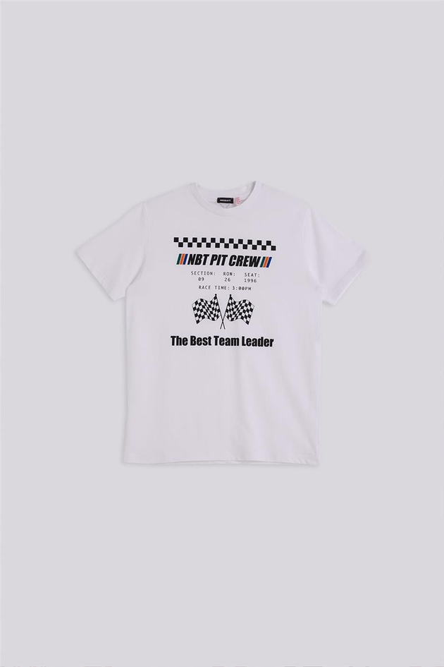 Nebbati Erkek Çocuk Beyaz TshirtNebbati Erkek Çocuk Beyaz Tshirt