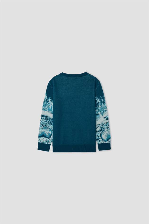 Nebbati Boys Patterned SweaterNebbati Boys Patterned Sweater