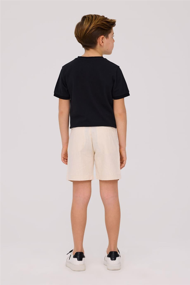 Nebbati Boy Ecru ShortsNebbati Boy Ecru Shorts