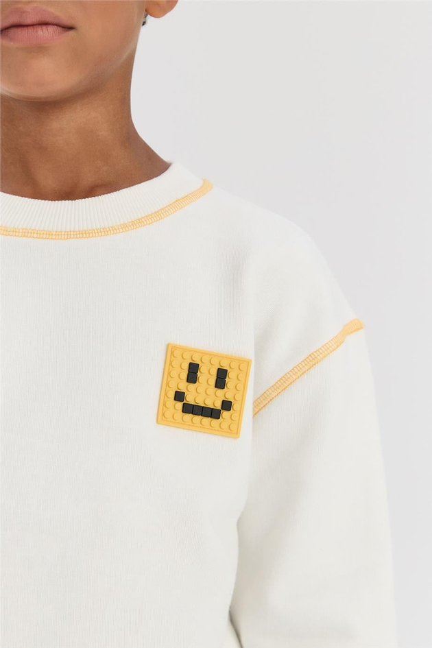 Nebbati Boy Ecru SweatshirtNebbati Boy Ecru Sweatshirt