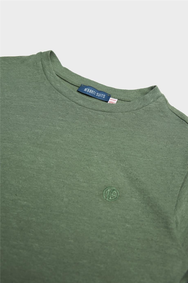Nebbati Erkek Çocuk Haki Tshirt