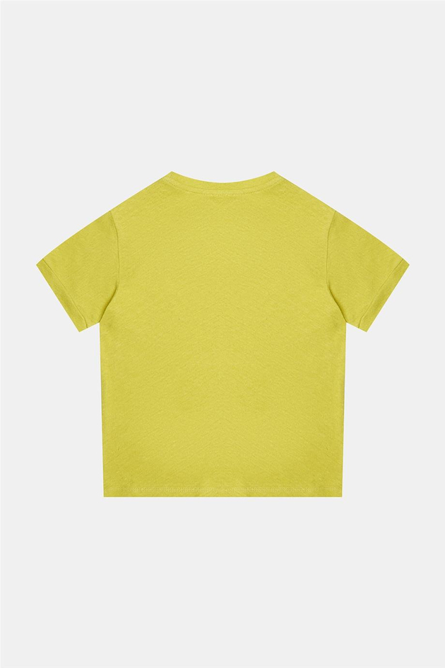 Nebbati Erkek Çocuk Hardal Tshirt
