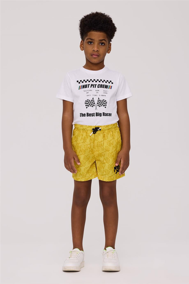Nebbati Boy Yellow ShortsNebbati Boy Yellow Shorts