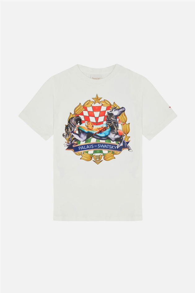 Swatsky Erkek Çocuk Kırık Beyaz Tshirt