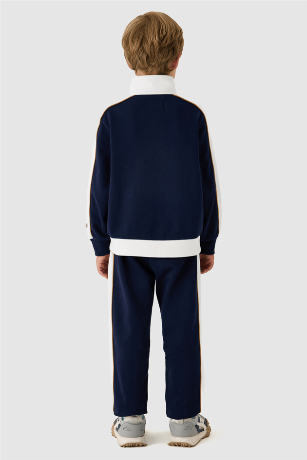 Swatsky Erkek Çocuk Lacivert Dik Yaka SweatshirtSwatsky Erkek Çocuk Lacivert Dik Yaka Sweatshirt