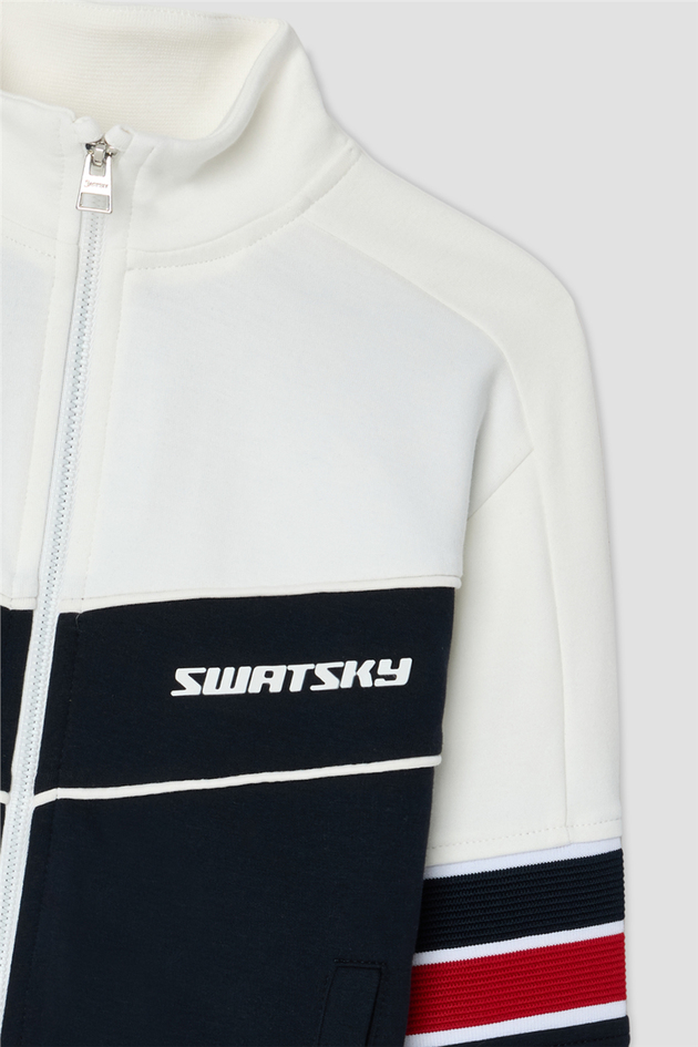 Swatsky Boys Navy Track JacketSwatsky Boys Navy Track Jacket