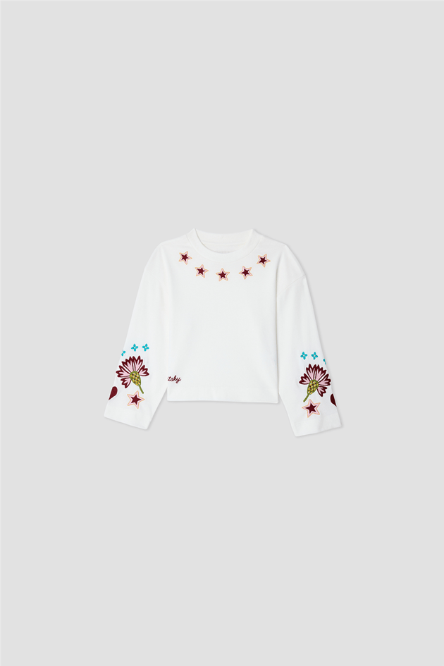 Swatsky Kız Çocuk Beyaz TshirtSwatsky Kız Çocuk Beyaz Tshirt