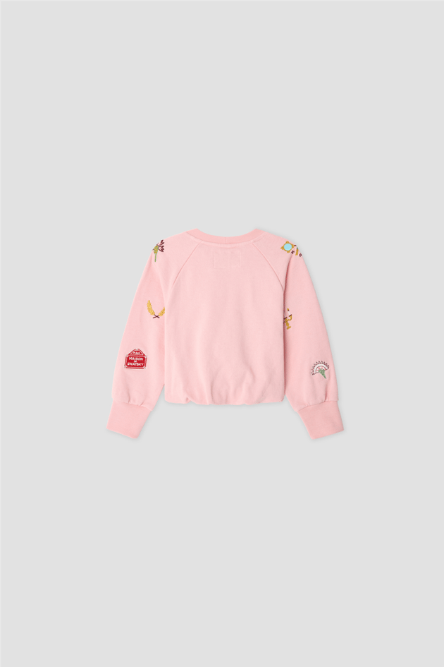 Swatsky Girls Crew Neck Oversized SweatshirtSwatsky Girls Crew Neck Oversized Sweatshirt