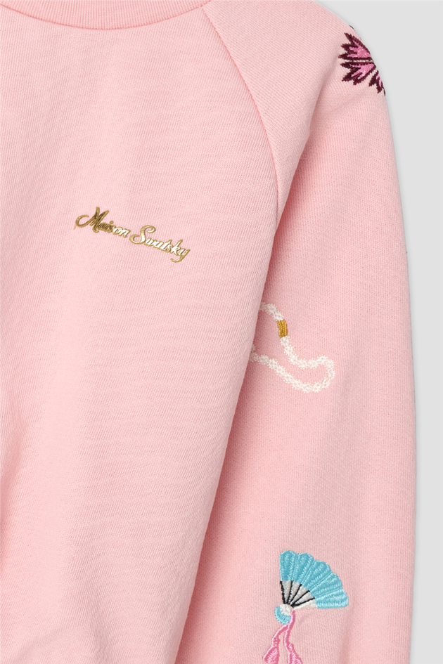 Swatsky Girl Pink SweatshirtSwatsky Girl Pink Sweatshirt