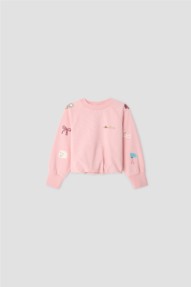 Swatsky Girl Pink SweatshirtSwatsky Girl Pink Sweatshirt