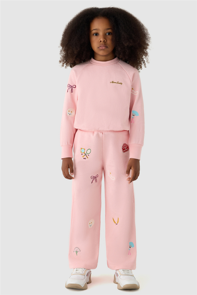 Swatsky Girls Crew Neck Oversized SweatshirtSwatsky Girls Crew Neck Oversized Sweatshirt
