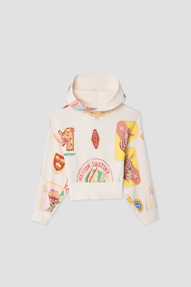 Swatsky Girls Patterned Track JacketSwatsky Girls Patterned Track Jacket