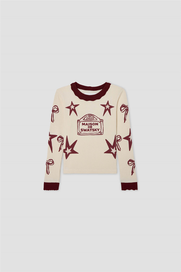 Swatsky Kız Çocuk Ekru TshirtSwatsky Kız Çocuk Ekru Tshirt