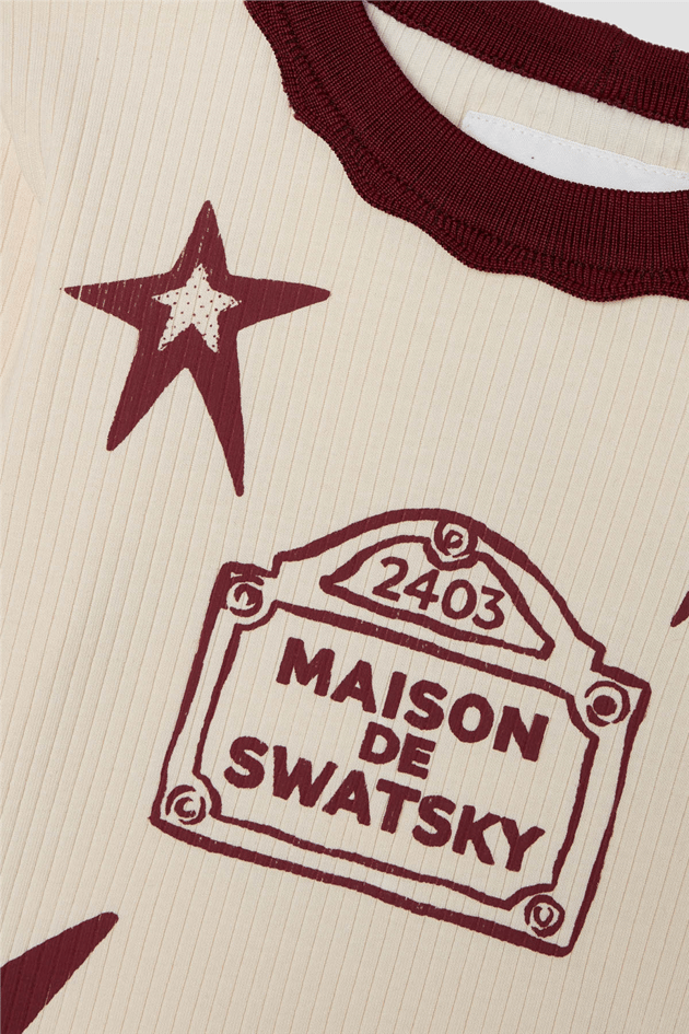 Swatsky Kız Çocuk Ekru TshirtSwatsky Kız Çocuk Ekru Tshirt