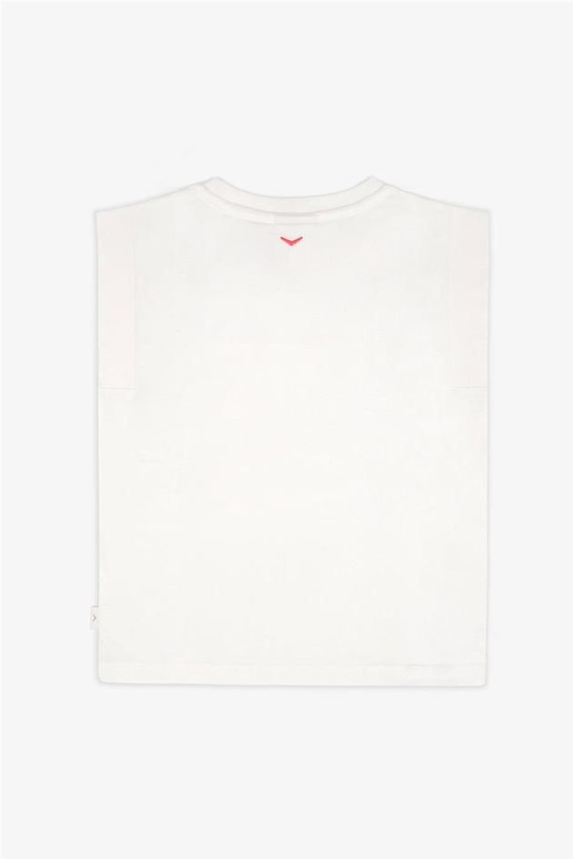 Swatsky Kız Çocuk Ekru Tshirt