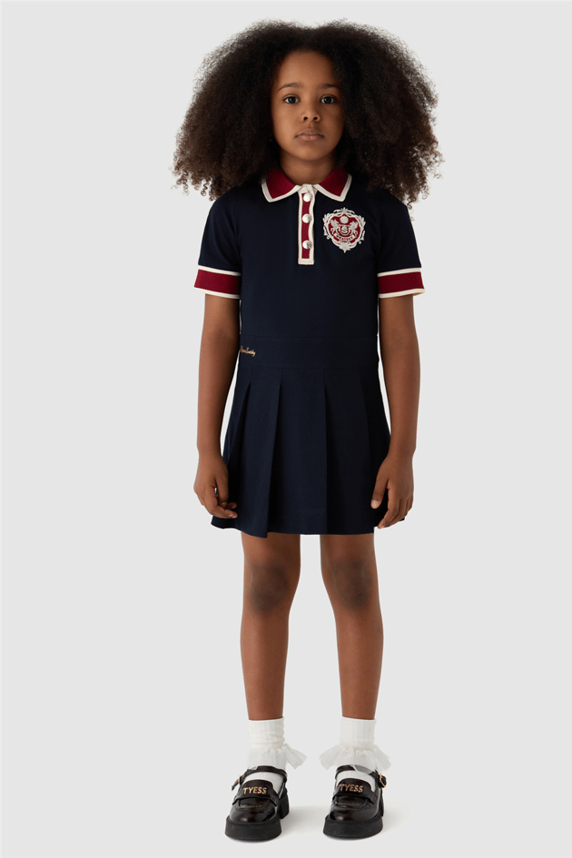 Swatsky Girls Shirt Collar DressSwatsky Girls Shirt Collar Dress