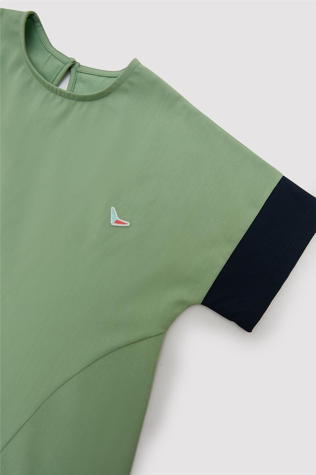 Swatsky Kız Çocuk Yeşil Elbise