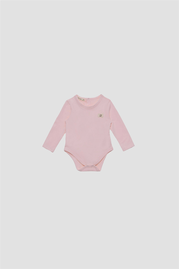 Tyess Basic Kız Bebek Pamuklu Uzun Kollu Body ve Patikli Alt TakımıTyess Basic Kız Bebek Pamuklu Uzun Kollu Body ve Patikli Alt Takımı