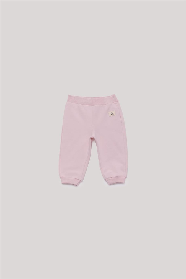 Tyess Basic Kız Bebek Pembe Eşofman Altı