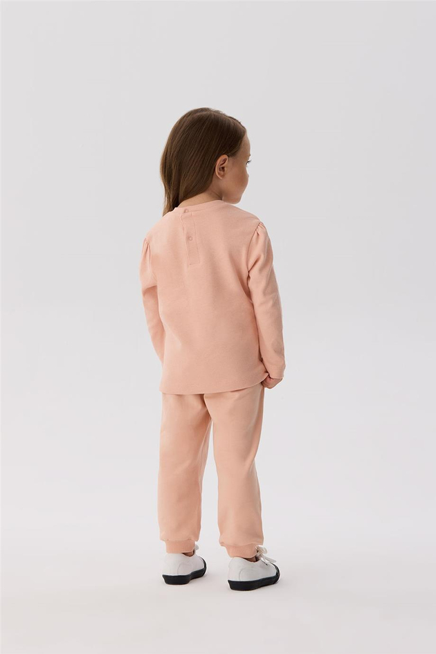Tyess Basic Kız Bebek Somon T-Shirt