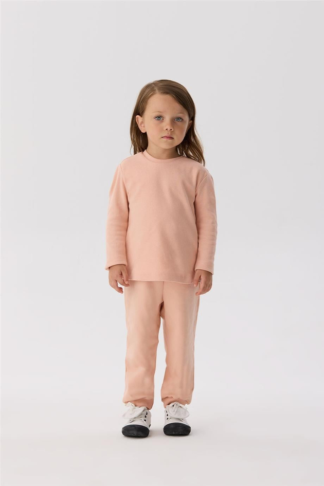 Tyess Basic Kız Bebek Somon T-Shirt