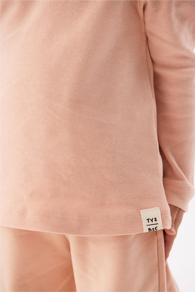 Tyess Basic Kız Bebek Somon T-Shirt