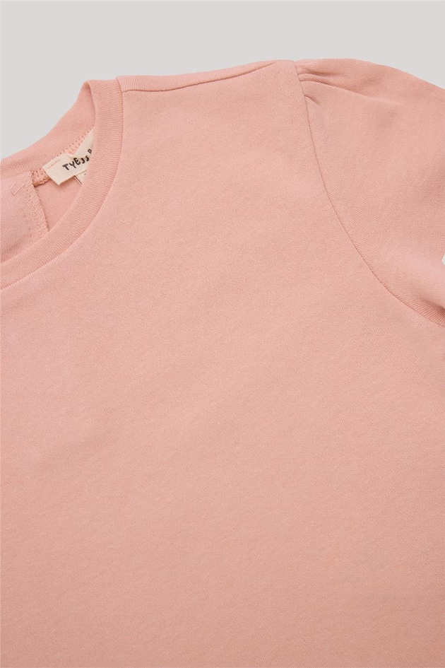 Tyess Basic Kız Bebek Somon T-Shirt