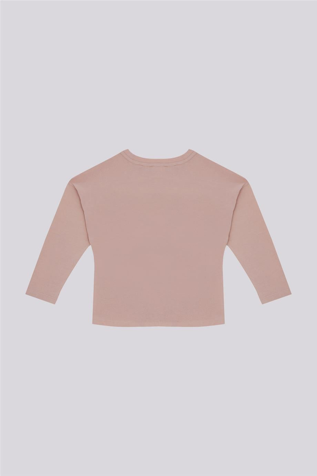 Tyess Basic Kız Çocuk Gül Kurusu TshirtTyess Basic Kız Çocuk Gül Kurusu Tshirt