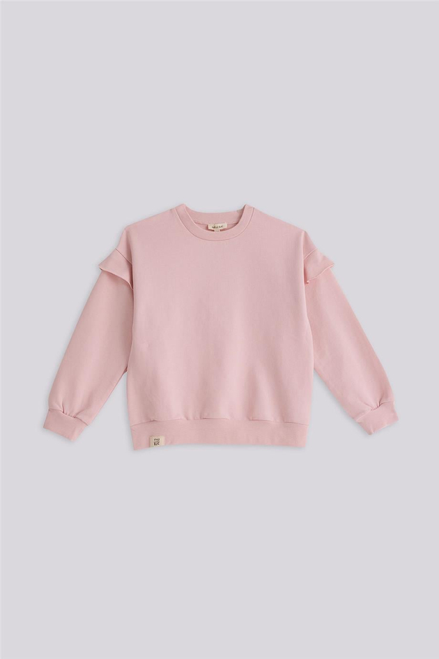 Tyess Basic Girl Pink SweatshirtTyess Basic Girl Pink Sweatshirt
