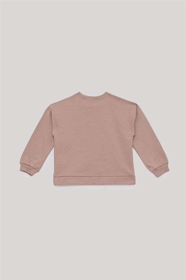 Tyess Basic Kız Çocuk Taba Sweatshirt
