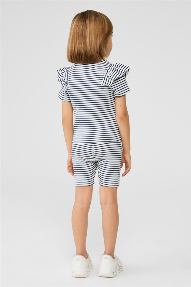  Girl Striped Tshirt  Girl Striped Tshirt 