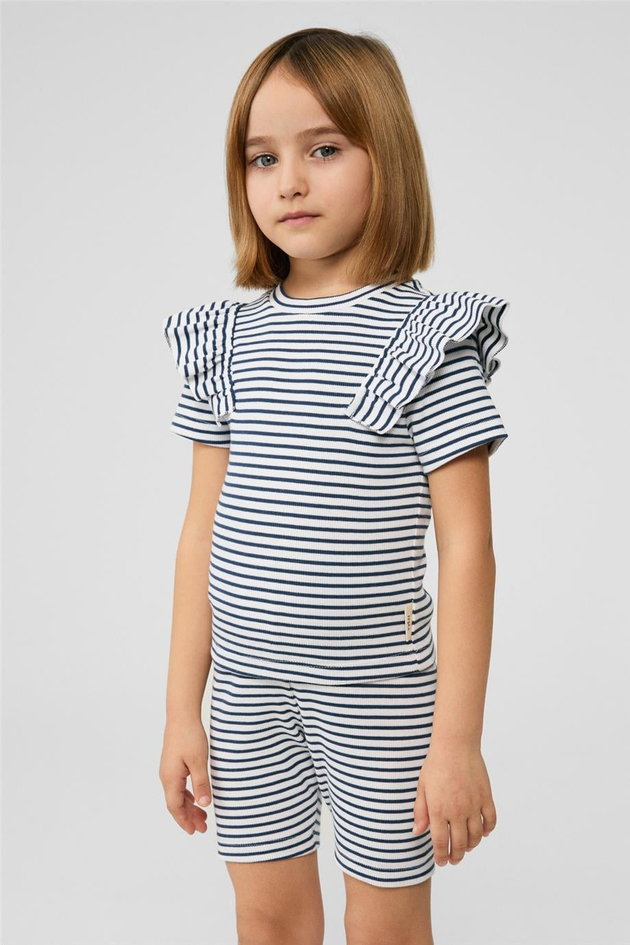  Girl Striped Tshirt  Girl Striped Tshirt 