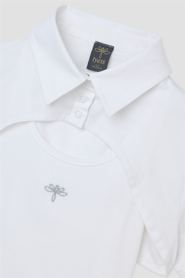 Tyess Girl White BlouseTyess Girl White Blouse